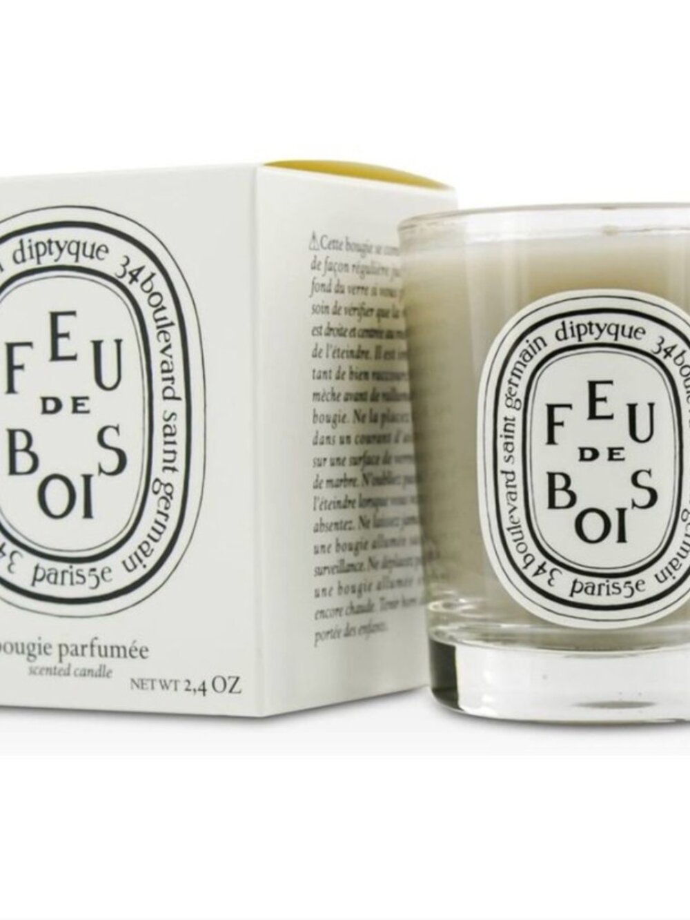 Diptyque Feu de Bois Wood Fire Bougie Parfumee Candle 70g/2.4oz *New with Box* - Picture 1 of 4